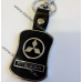 Брелок Mitsubishi (Mitsubishi) Lancer зі шкір.вставкою, авто брелоки на ключі як подарунок