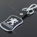 Авто брелок Peugeot (Пежо) на ключі, зі шкір.вставкою, оригінальні брелоки
