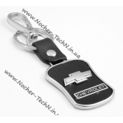 Брелок Chevrolet (Chevrolet) на ключі авто зі шкіряною вставкою (оригінал)