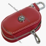 Ключниця Альфа Ромео (Alfa Romeo) для ключа автосигналізації, шкіряний чохол з авто логотипом