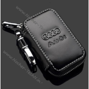 Ключниця Ауді (AUDI) шкіряний чохол для авто ключів з логотипом