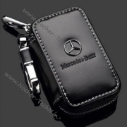 Ключниця (шкіряний чохол) для ключів авто Mercedes з логотипом
