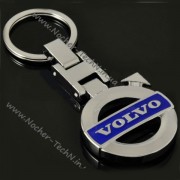 Брелок Volvo у вигляді логотипу на ключі авто, метал, шарнірне з'єднання