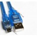 Кабель mini USB на USB 3 метри для фотоапарата Canon, Nikon, Sony, Olympus (5-пін, преміум)