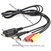 Кабель Sony usb+AV-відео Type-2 vmc-md2 для фотоапарата DSC-H55, W230, W270, T500, TX9