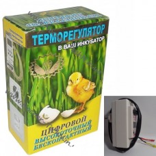 Терморегулятор Ліна (ТЦІ-1000) для інкубаторів, кроликів та з датчиком вологості, цифровий