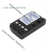 акумулятор CGR-V610, CGR-V14s 2000мАч для відеокамер Panasonic NV-RZ9, NVRS7, RZ10, NVVZ1, VX9
