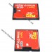 Адаптер перехідник CompactFlash CF під карту пам'яті microSD 1x T-flash
