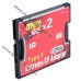 Адаптер CompactFlash CF під карту пам'яті MicroSD, 2x T-flash