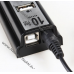USB хаб 2.0 на 10 портів з блоком живлення, hub концентратор швидкісний