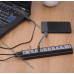 USB хаб 2.0 на 10 портів з блоком живлення, hub концентратор швидкісний