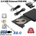 Зовнішній CD-DVD-привод з інтерфейсом USB, CD-ROM дисковод для читання