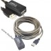Кабель подовжувач usb 15 метрів AM/AF, репітер активний
