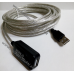 подовжувач USB 2.0 5метрів кабель активний-репітер, для комп'ютера